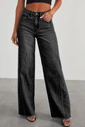 EFFORTLESS CHIC WIDE-LEG JEANS IN BLACK