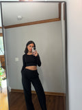 MILAN RELXAD PANTS IN BLACK